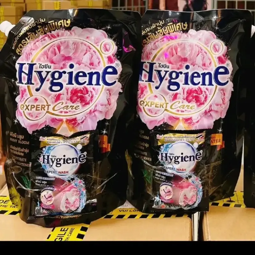Combo 2 túi xả vải hygiene Thái Lan 1150ml (đen + đem) chĩnh hãng