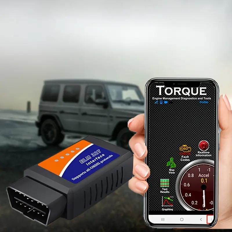 OBD2 Scanner, Wireless OBD2 Car Diagnostic Scanner, Car Fault Code Reader, Professional Car Diagnostic Tool for Android, iOS & Windows 2