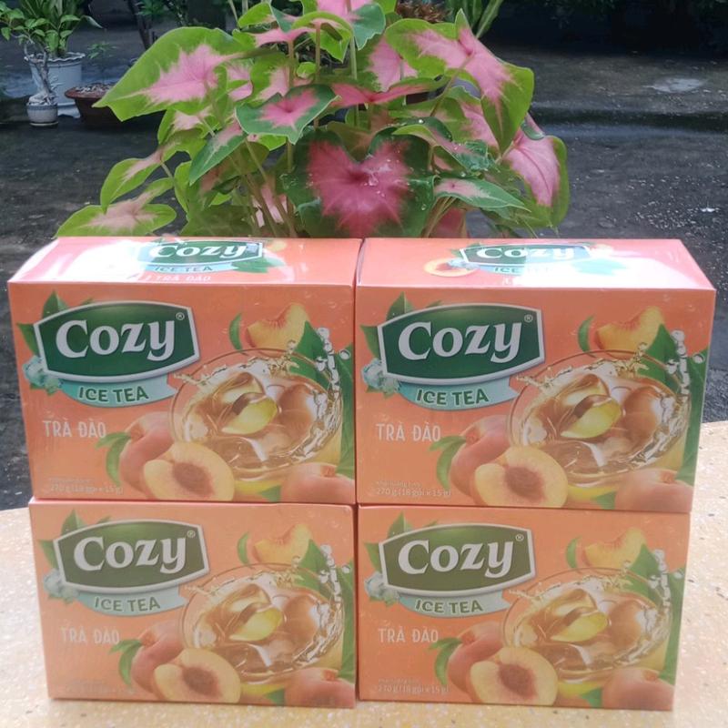 combo 4 hộp Trà Đào Cozy Gói