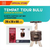 Gambar M-PETS Castor Cat Bed & Scratcher / Tempat Tidur Garukan Kucing dari M-Pets Volk Pets Indonesia Kota Tangerang 1 Tokopedia