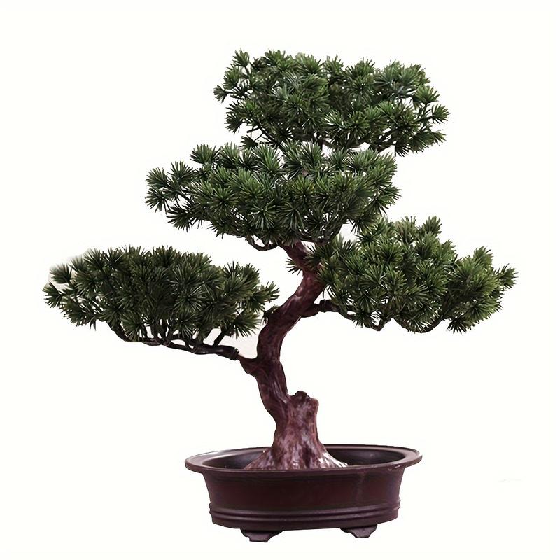 Product Introduction of Charming Faux Bonsai Tree - Lifelike Artificial Potted Plant for Home & Office Decor, Perfect for Earth Day, Graduation, Father's Day, Ornament, Desk Display, House Plants 5