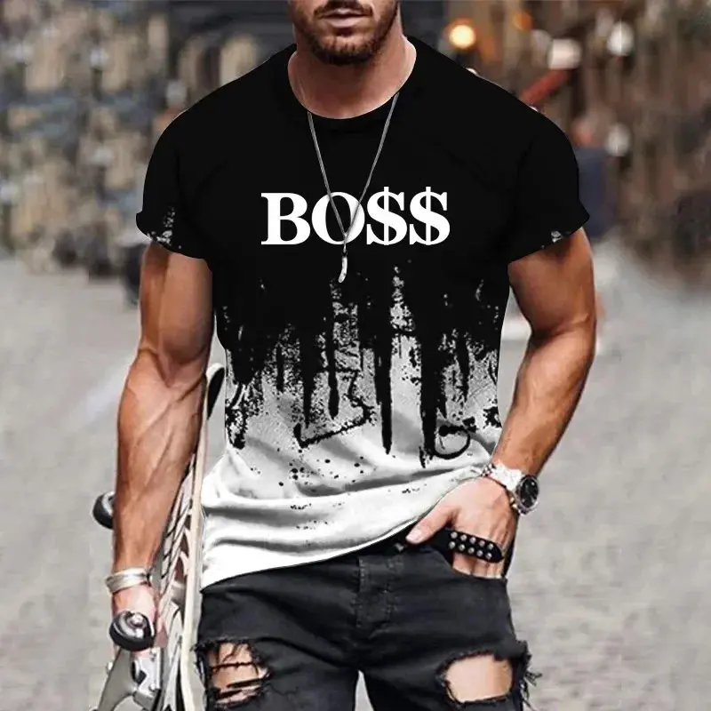 Men's T-shirt For Men Fashion Pattern 3d Printed T Shirt Pattern Short-sleeved Streetwear Summer Casual Comfortable Men's Tops Menswear Lingerie Tropical Crewneck Round Neck