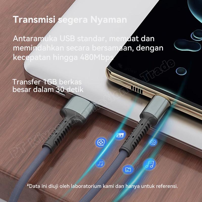 YLV CT36 Kabel Data Berkinerja Tinggi dengan Memuatkan Cepat Tidak Terluka Baterai Sangat Kompatibel untuk Petir Tipe-C Mikro