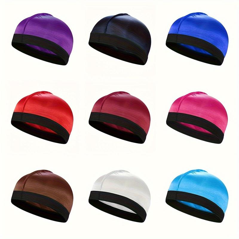 Solid Color Elastic Beanie Turban Cap Casual Unisex Skull Cap Lightweight Beanies Chemo Hats 4