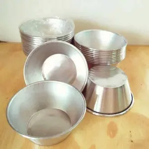 12 PCS Cetakan Nasi Tim / Mangkok kobokan alumunium press isi 1 lusin