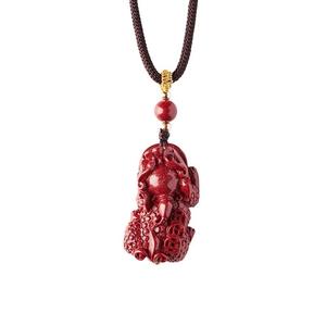 Loket Pixiu, Tiga Syiling, Warna Pasir Emas Ungu, Bertemakan Tahun Zodiak, Sesuai untuk Lelaki dan Wanita, Kalung dengan Rantai Telefon Mudah Alih dan Rantai Kunci Charms Jewelry Bead