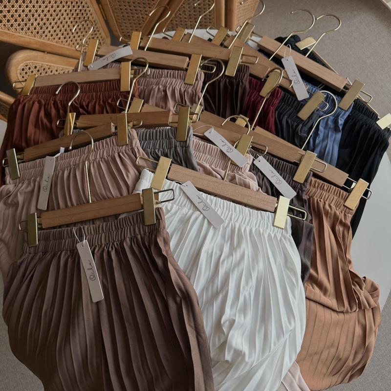 Oclo Plare Skirt Rok Wanita Flare Plisket Murah Casual Basic Dailywear 2