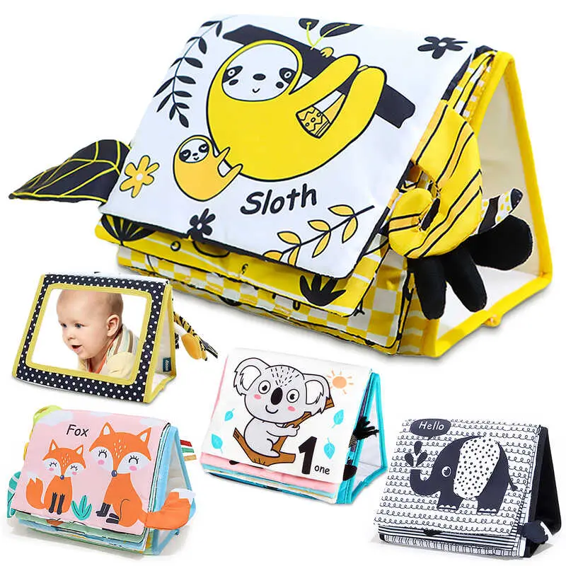Đồ Chơi Trẻ Em Bé Hoặc Gương, Phát Triển Montessori, Thời Gian Ôm Cho Trẻ Sơ Sinh, Hoạt Động Tương Tác Cao, Đồ Chơi Kích Thích Giác Quan, Thích Hợp Cho Trẻ 0-6 Tuổi