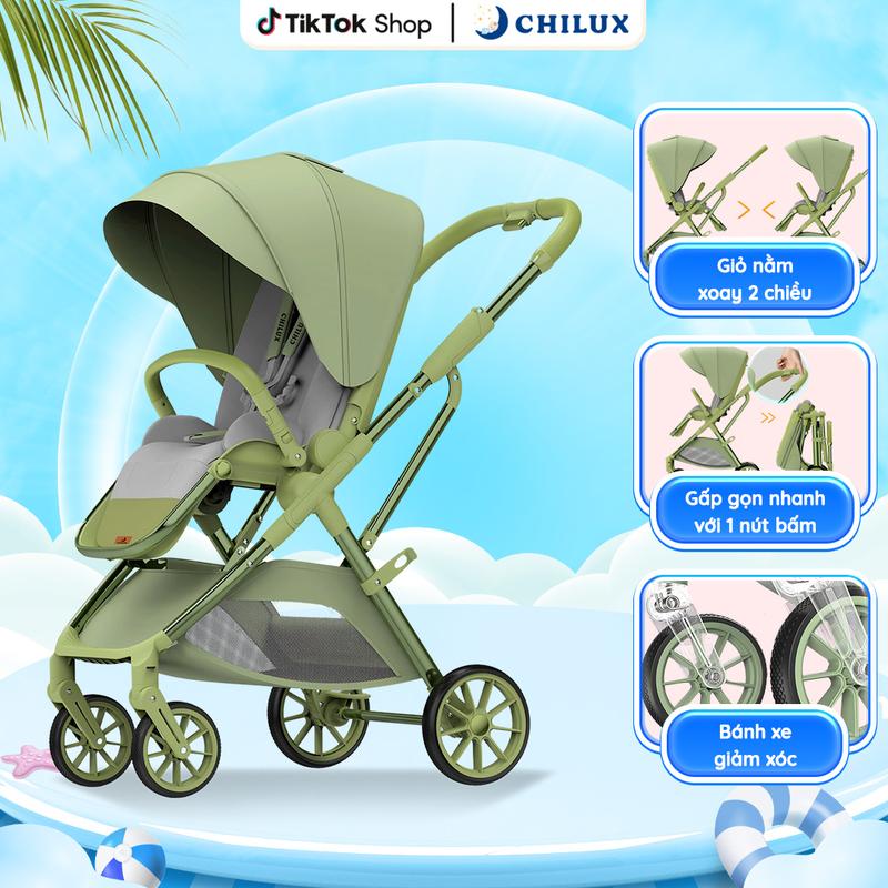  Xe đẩy gấp gọn cao cấp Chilux M07 - xoay 2 chiều tiện lợi cho bé 