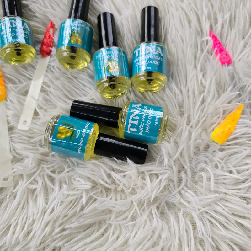 nước Phá gel thảo dược TINA chiếc xuất từ tinh dầu olive không nóng rát.Phá gel thảo dược 7