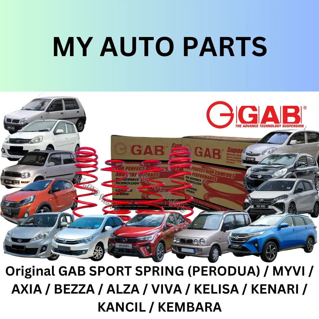 Original GAB SPORT SPRING (PERODUA) / MYVI / AXIA / BEZZA / ALZA / VIVA ...