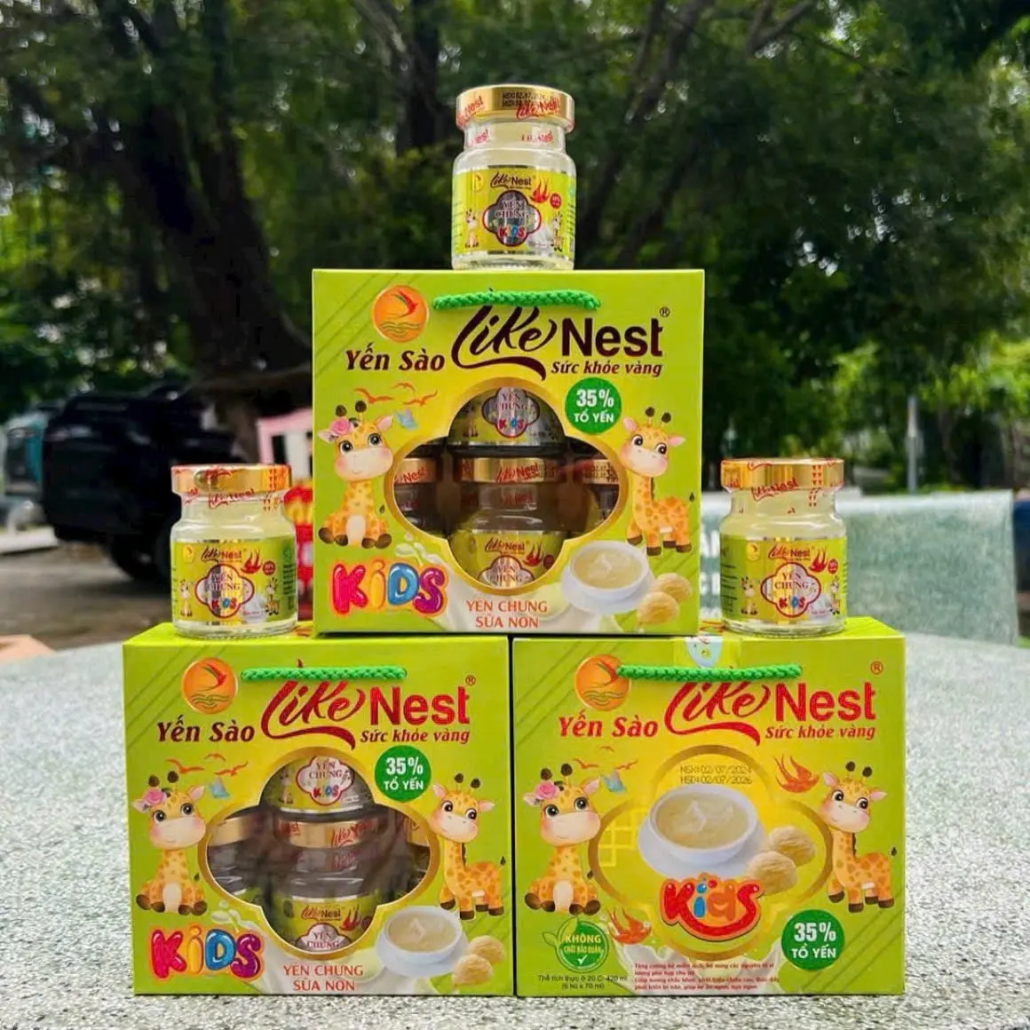 Yến sào LikeNet 35% [ baby và ng lớn hộp 6hủ*70ml ] - siêu KM nhân dịp tết Cho Bé Vitamin