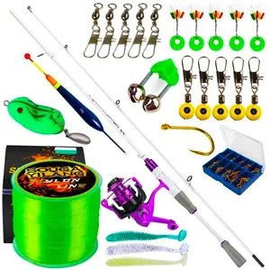 Joran Reel Pancing Set Pancing COD 1.8M Dan Rasio Gear 5.2:1.Reel Pancing Set Lengkap 1Set Joran Set