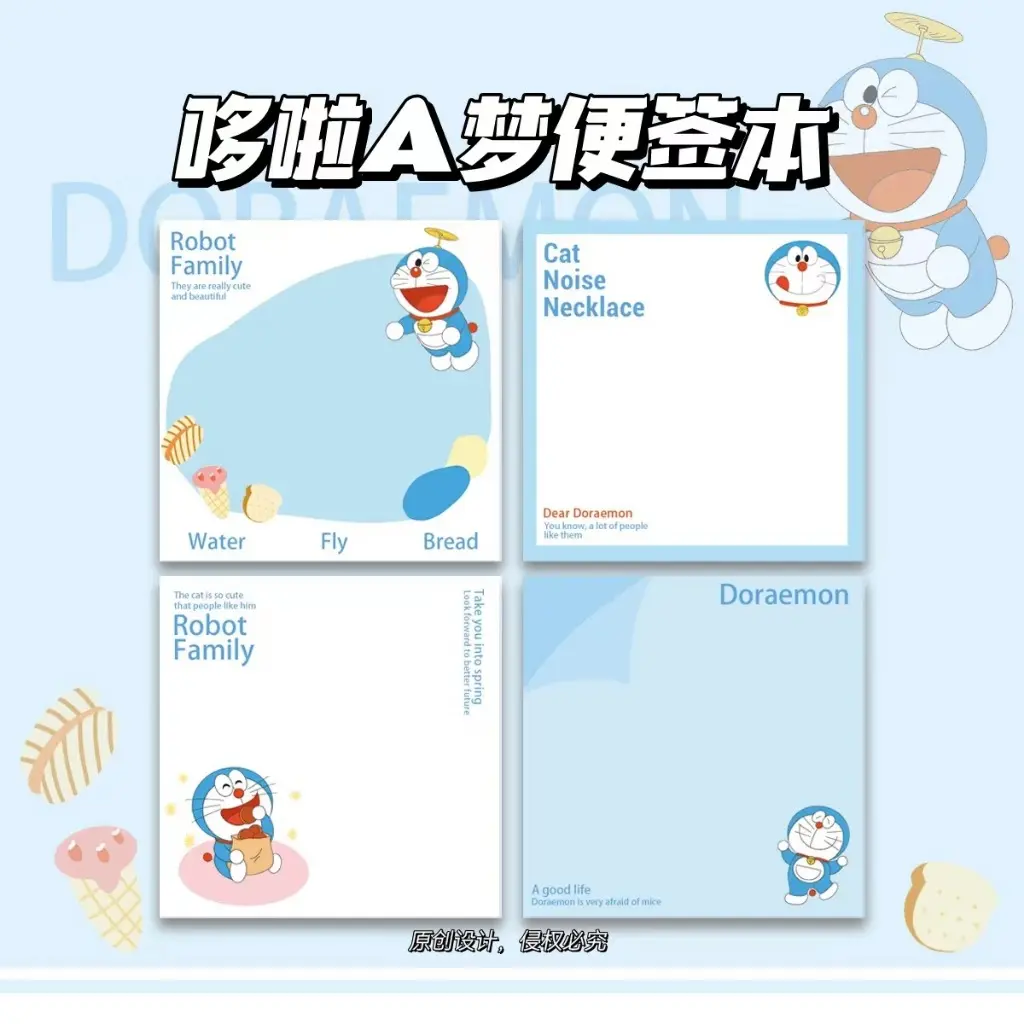 {Doraemon} Sticky Note Mini Lucu Imut dan Menarik Bahan Premium ...
