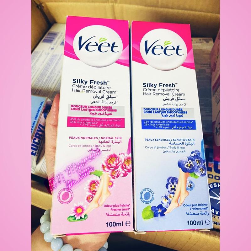 KEM TẨY LÔNG VEET  100ML - dưỡng ẩm  se khít lỗ chân lông - Hà Kim An 1