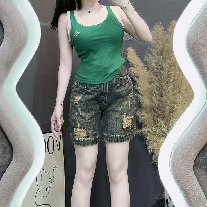 MQ006 (có bigsize) (NGỐ CAO CẤP) QUẦN NGỐ JEAN NỮ CHẤT KHÔNG GIÃN RÁCH BỤI MẪU MỚI SIÊU HOT Women Pants