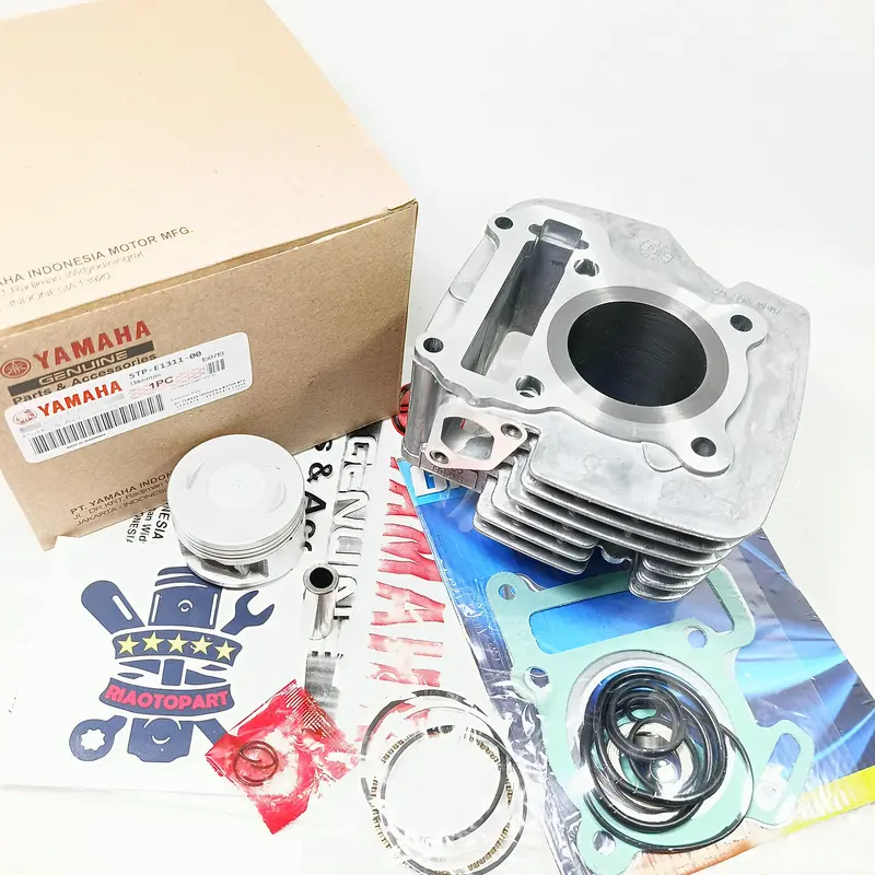 BLOK SEHER KOMPLIT PISTON KIT ( FREE TOPSET ) JUPITER Z , JUPITER Z LAMA , JUPITER OLD, JUPITER Z BURHAN , VEGA R , VEGA R NEW KODE 5TP 6