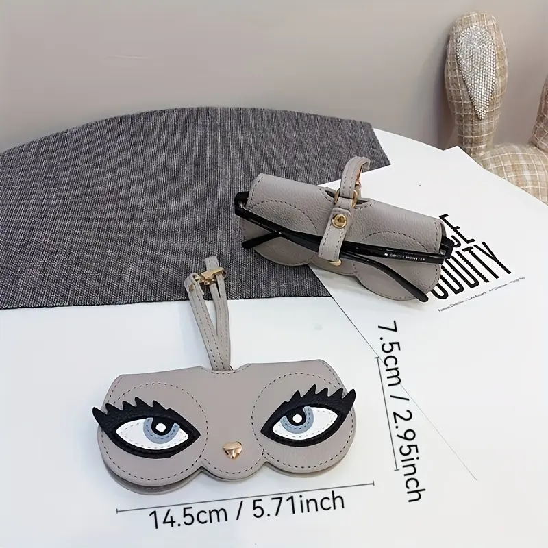 [Cute Animal Glasses Case] Portable Animal-Shaped Glasses Case | Cute Storage Bag for Myopia and Fashion Glasses 4