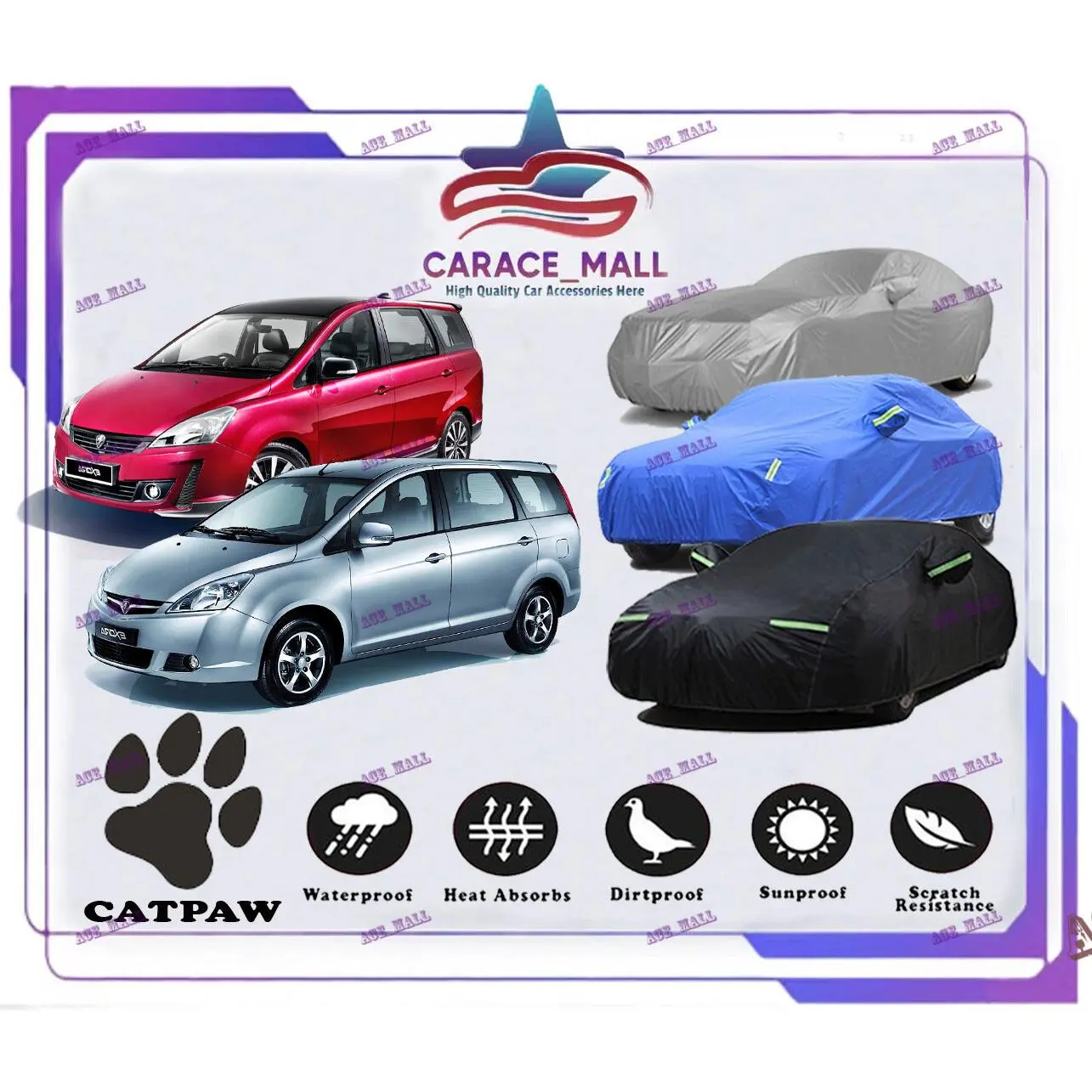 Proton Exora Old & New YAMA COVER Sunproof Dustproof Water Resistant ...