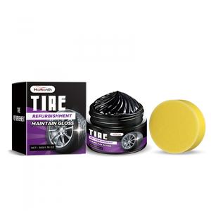 Pasta Renovadora para Neumáticos de Automóvil – Limpieza, Cuidado y Protección contra Polvo y Suciedad (Set Completo)