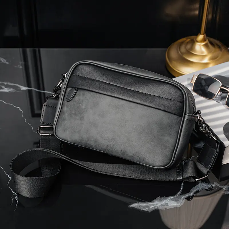 Túi Đeo Chéo Nam Cao Cấp Kiểu Dáng Thời Trang Cá Tính Dùng Cho Đi Chơi 68013 Bag Đồng