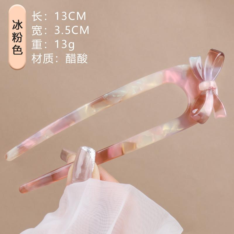 Ghim Cài Tóc, Hình Chữ U, Dây Buộc Tóc Nữ, Kẹp Tóc Càng Cua, Kẹp Tóc, Kiểu Hawksbill, Kiểu Kẹp Tóc, Có Chi Tiết Nơ Women 5