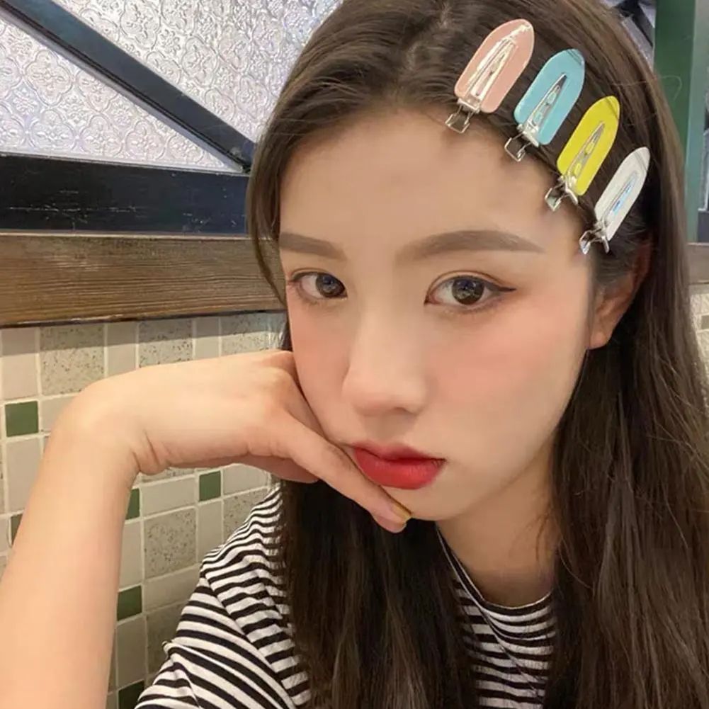 Traceless Bangs Hairpin Sweet Atmosphere Duck Beak Clip Bangs E5T4