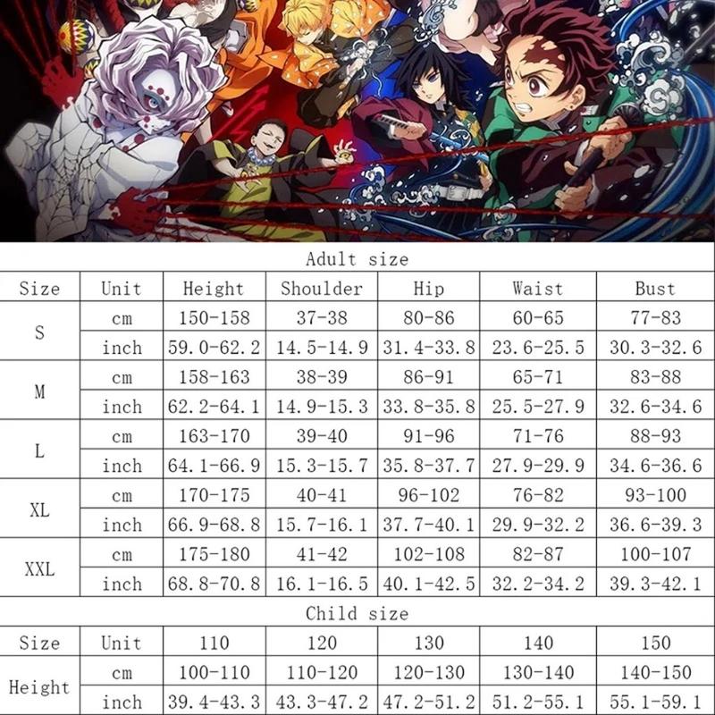 Trang phục cosplay Kimetsu No Yaiba Kochou Shinobu, Bộ tóc giả Anime Demon Slayer Kimetsu No Yaiba, Đồng phục Kimono, Thích hợp cho Halloween, Dành cho người lớn và trẻ em 1
