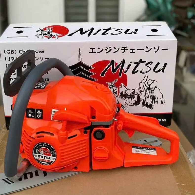 Máy cưa xích chạy xăng 2 thì MITSU - G750 Nhật lam 55 ( cm ) 0