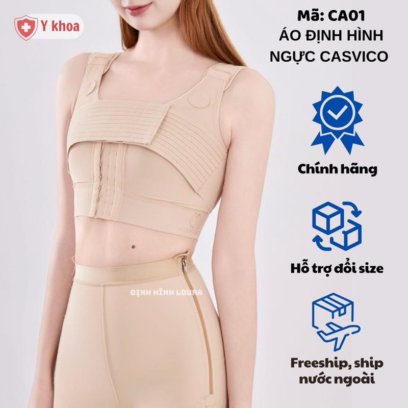 [Chính Hãng] Áo Định Hình Ngực Casvico CA01 Sau Phẫu Thuật Nâng Ngực, Treo Sa Trễ. Hỗ trợ đổi size nếu không vừa