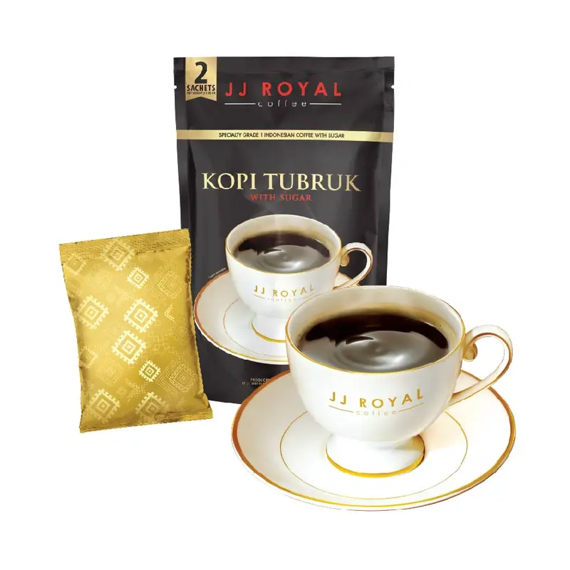 JJ Royal Coffee Kopi Tubruk With Sugar Inner Bag @ 2 Sachet 3