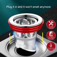 Gambar Kaozelo Drain Plug Trap Pencegah Bau Saluran Air Anti Kecoa - Slyz33 - Merah dari Kaozelo Kota Administrasi Jakarta Barat 1 Tokopedia