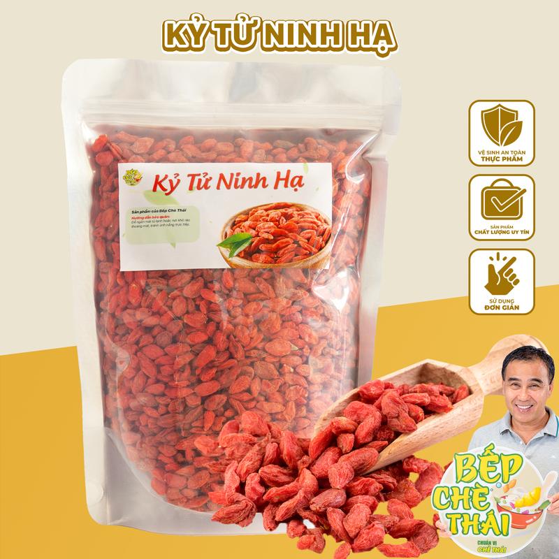 Kỷ tử ninh hạ - túi 100gr 500gr - bếp chè thái - Food Thức Ăn
