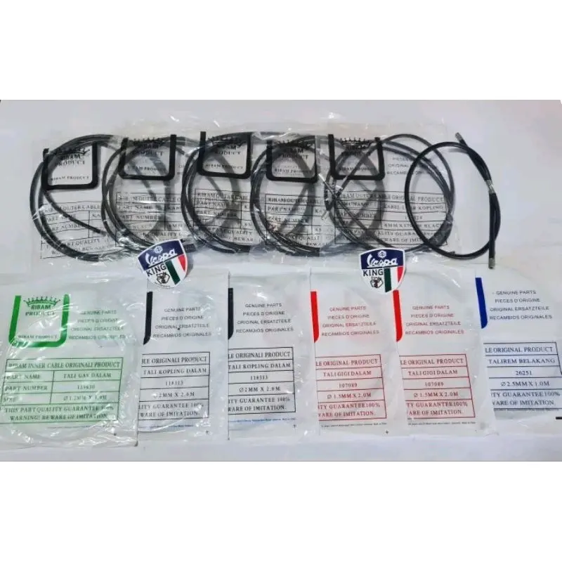 kabel set vespa luar dalam tali gas kopling rem presneling danmotor super sprint px ps exclusive pts vbb