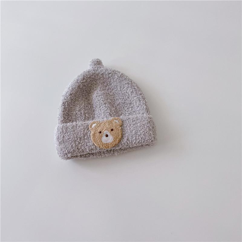 Brownieground 0-2 Tahun | Kupluk Rajut Anak Bayi Laki Laki Dan Perempuan Motif Rajut Bear Lucu Import Korea Tp-3548 4