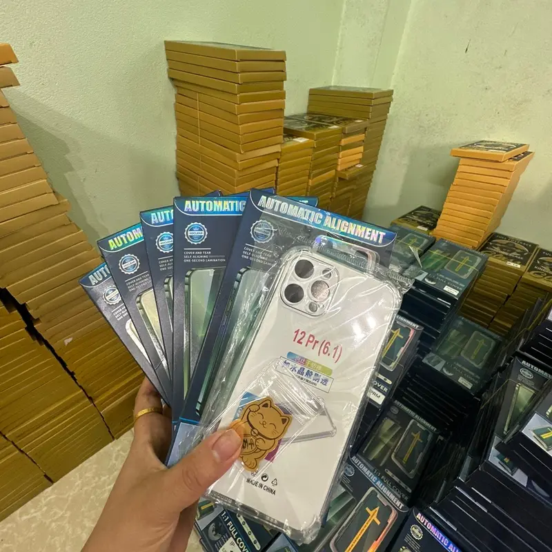 ( COMBO 7 MÓN CÓ KHUÔN VIỀN TRỢ DÁN CHỐNG NHÌN TRỘM) gồm 5 kính 1 ốp 1 mèo thần tài 2