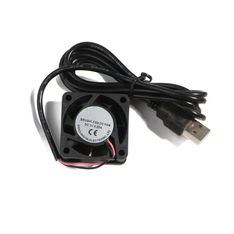 Zhen-Quạt USB 5V, Bộ Tản Nhiệt Làm Mát CPU, 2 Chân, Cho Vỏ Máy Tính, Máy Chủ, 40X40Mm, Yên Tĩnh, 4500-5500RPM 1