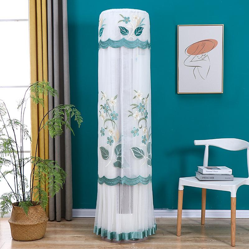 Product Introduction of New Model No-Remove Air Conditioner Cover for Cylinder Vertical Cabinet Machine, Round Living Room Air Conditioner Dust Cover for Gree Midea 22