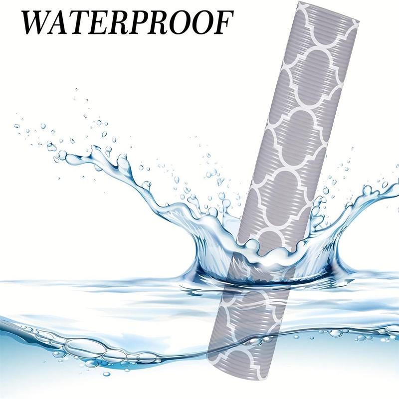 Non Adhesive Shelf Liner, 1 Roll Waterproof & Durable Fridge Table Place Mat, Drawer Liners for Kitchen, Cabinet, Drawer Liner 4