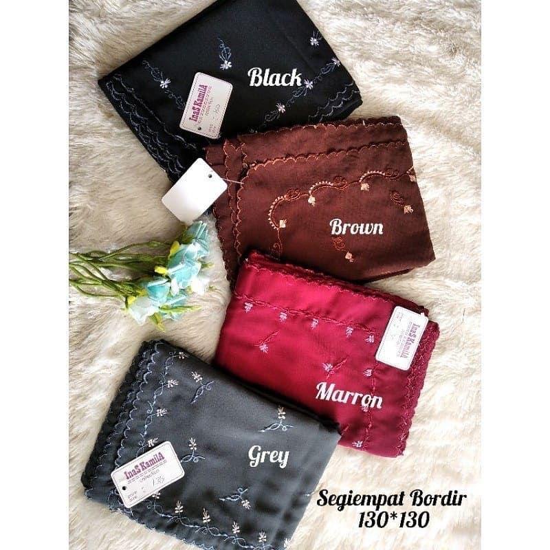 SEGIEMPAT BORDIR INAS KAMILA/ HIJAB SEKOLAH/ PESANTREN (SYAR’I) 130x130 Square 0
