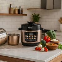 Gambar IDEALIFE - Digital Presure Cooker - Panci Presto Digital(6 Litre) - PC-6002 dari IDEALIFE ONLINE STORE Kota Administrasi Jakarta Utara 2 Tokopedia