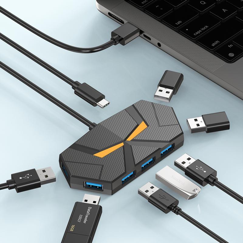3.0USB Extender Expansion Dock One Drags Seven Port Hub Computer Notebook External USB Flash Drive Conversion Multifunctional 2