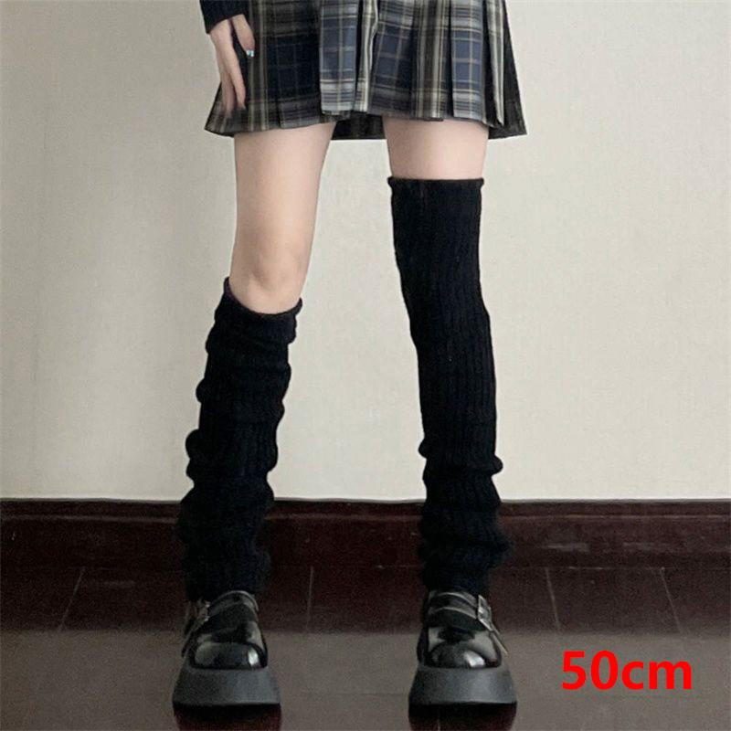 Tất Giữ Ấm Chân Cho Nữ, Phong Cách Y2K, Phong Cách Lolita Nhật Bản, Tất Dài, Dệt Kim Len, Che Chân, Giữ Ấm Cánh Tay, Thích Hợp Cho Mùa Thu Và Mùa Đông, Tất Len Đan, Mũ Bốt 6