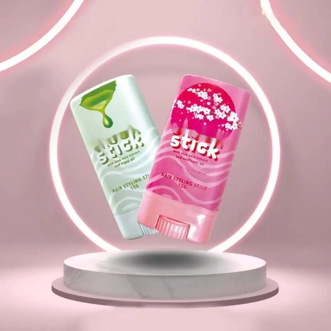 Portable hair wax styling stick hold hair finishing sleek hair, stick scented hair care 15g