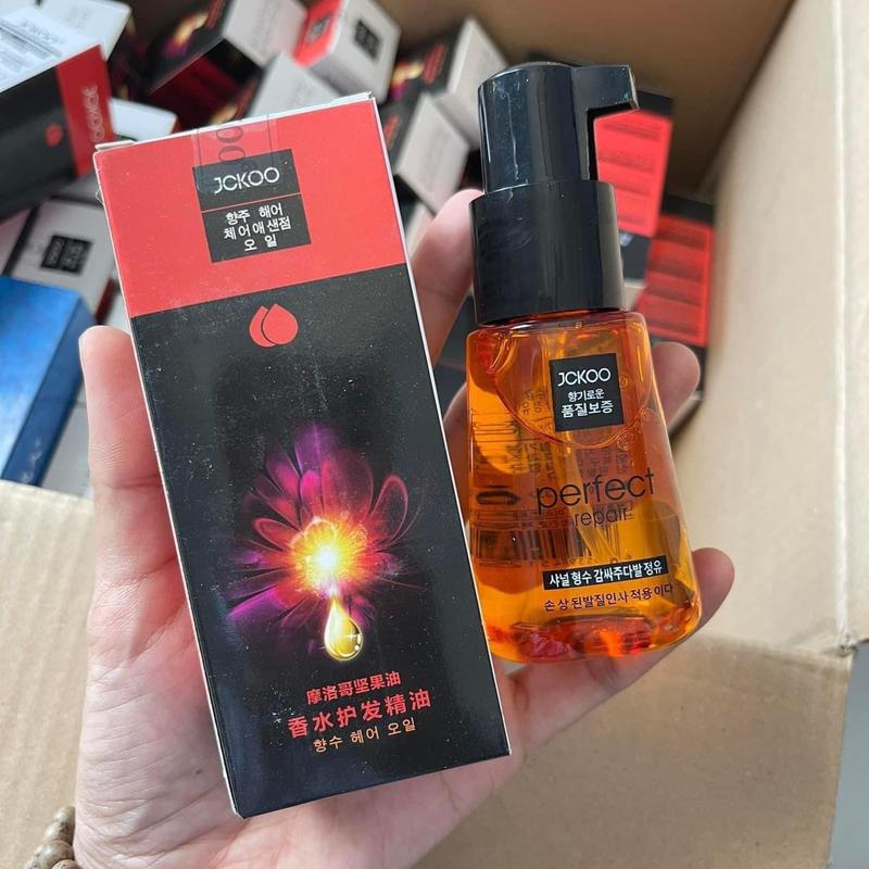  ￼Tinh Dầu Dưỡng Tóc JCKOO Phục Hồi Tóc Hư Tổn Và Tạo Nếp Mềm Mượt  70mL Sử dụng cho nữ 