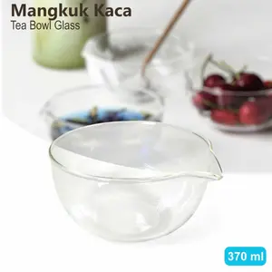 One Two Cups Mangkuk Teh Chawan Kaca Transparent - Matcha Otentik, Kreasi Tanpa Batas
