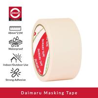 Gambar Daimaru Masking Tape Lakban Kertas Warna Cream 48mm x 21M Waterproof Single Side Adhesive Tahan Air untuk Pengecatan Mobil dan kanvas tanpa merusak permukaan dari Daimaru Kota Tangerang 1 Tokopedia