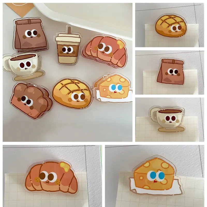 Klip PP, Roti Comel, Klip Kertas Hiasan, Klip Memo Kartun, Penanda ...