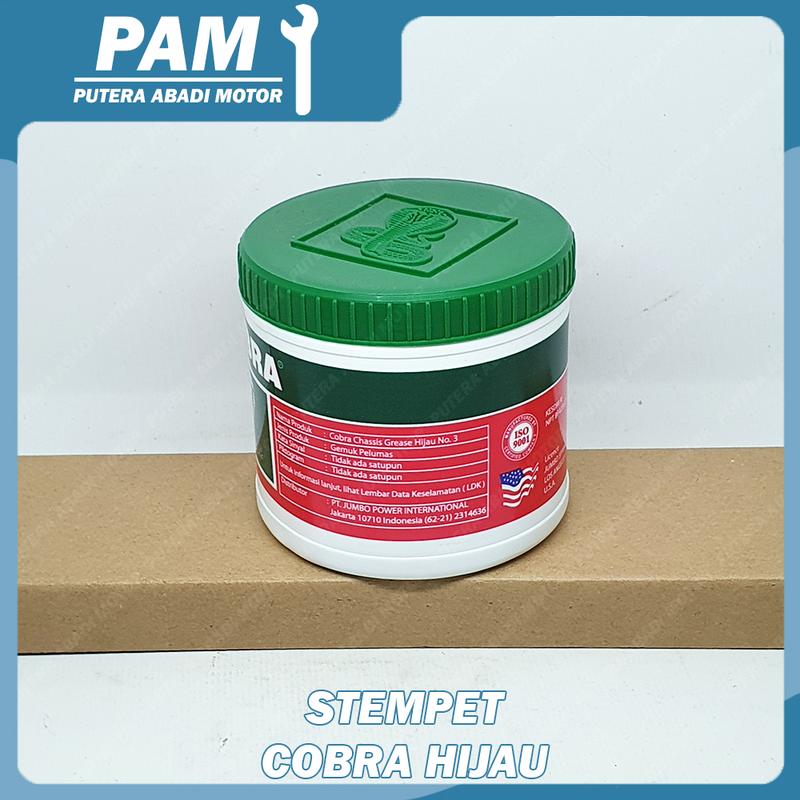 Stempet Cobra Hijau Grease Gemuk ukuran 1 Lb 2