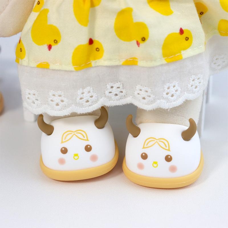 Product Introduction of รองเท้าตุ๊กตายางนุ่ม 20 ซม. รองเท้าสเก็ตสัตว์น่ารัก รองเท้าผ้าฝ้ายทำมือสำหรับของขวัญวันเกิด 10